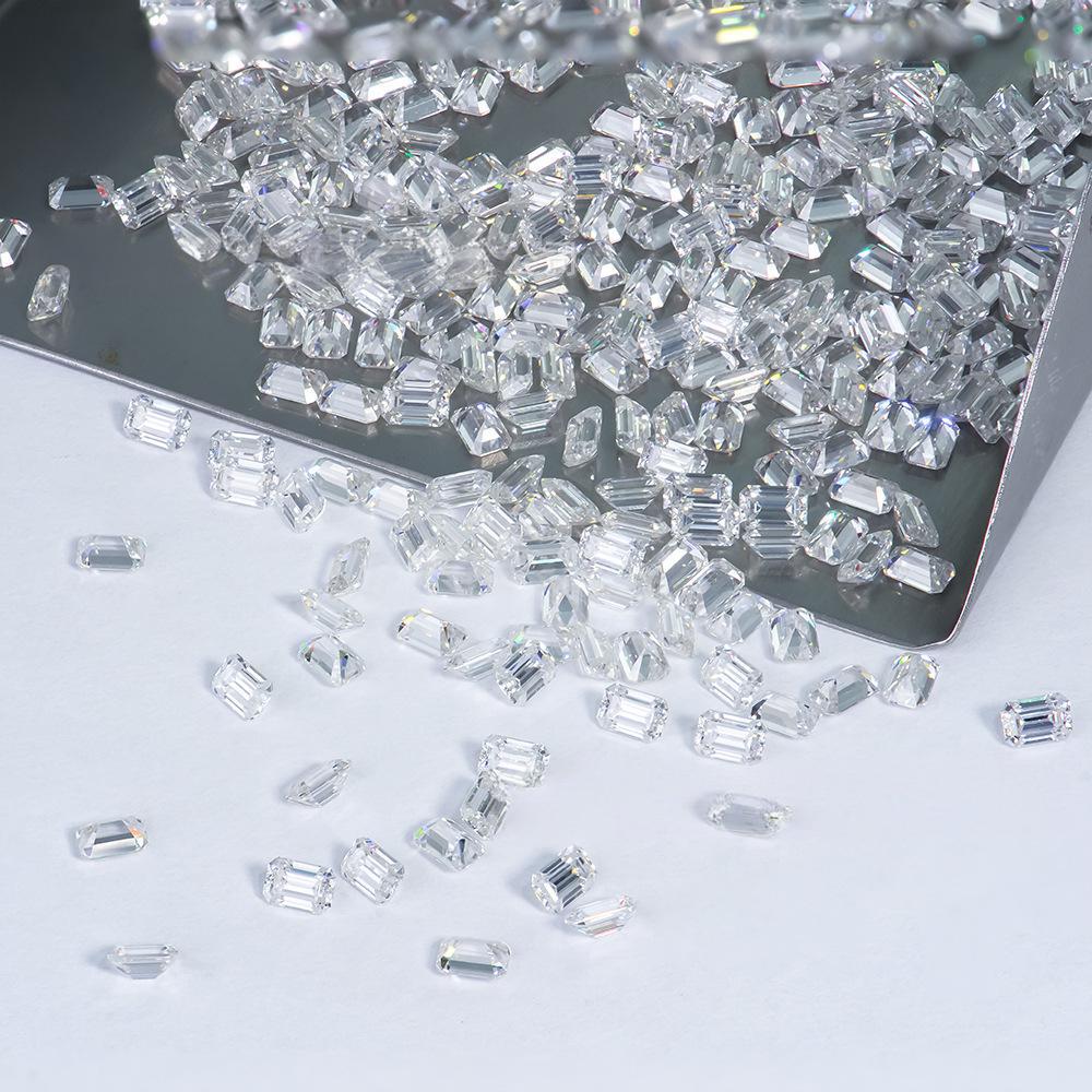 祖母切莫桑厘石1ct批发小尺寸异形莫桑源头直供首饰钟表配石分石