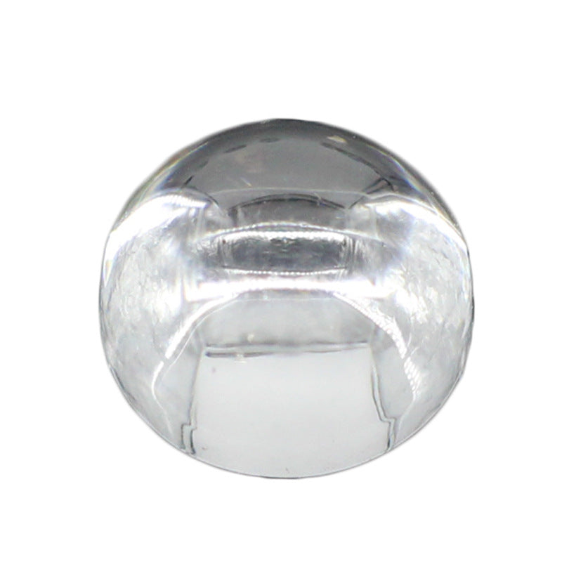 圆形平底素面白色锆石裸石 弧面合成立方氧化锆镶嵌首饰