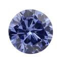 圆形浅坦桑蓝锆石裸石 人造浅坦桑石合成CZ皓石戒指主石