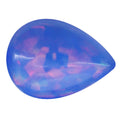 梨形平底素面合成澳宝戒面裸石 水滴形人造欧泊石FH14