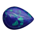 梨形彩色合成澳宝宝石戒面裸石 OPAL平底素面欧泊石FH09