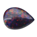梨形人造彩色合成澳宝宝石裸石 水滴形平底素面欧泊FH22
