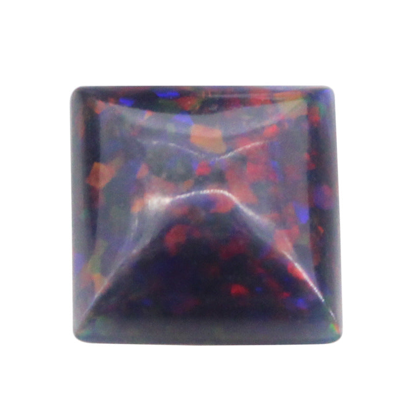 正方形合成合成澳宝裸石OPAL 公主方平底素面欧泊石FH22