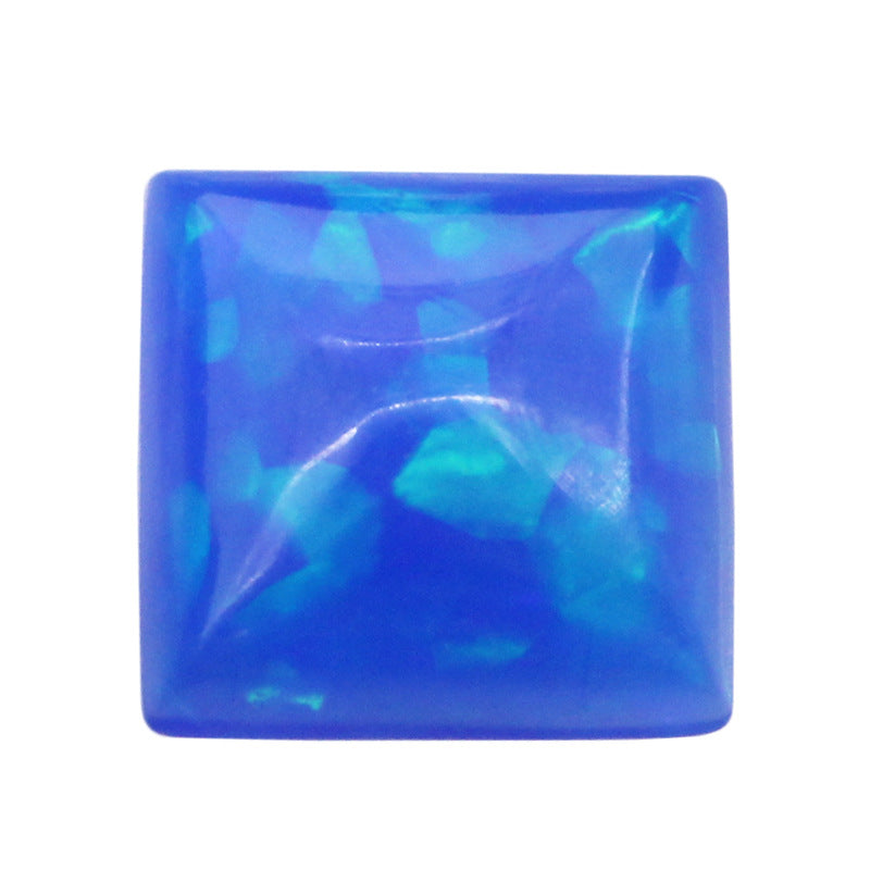 正方直角合成合成澳宝裸石OPAL 平底素面欧泊石宝石FH03