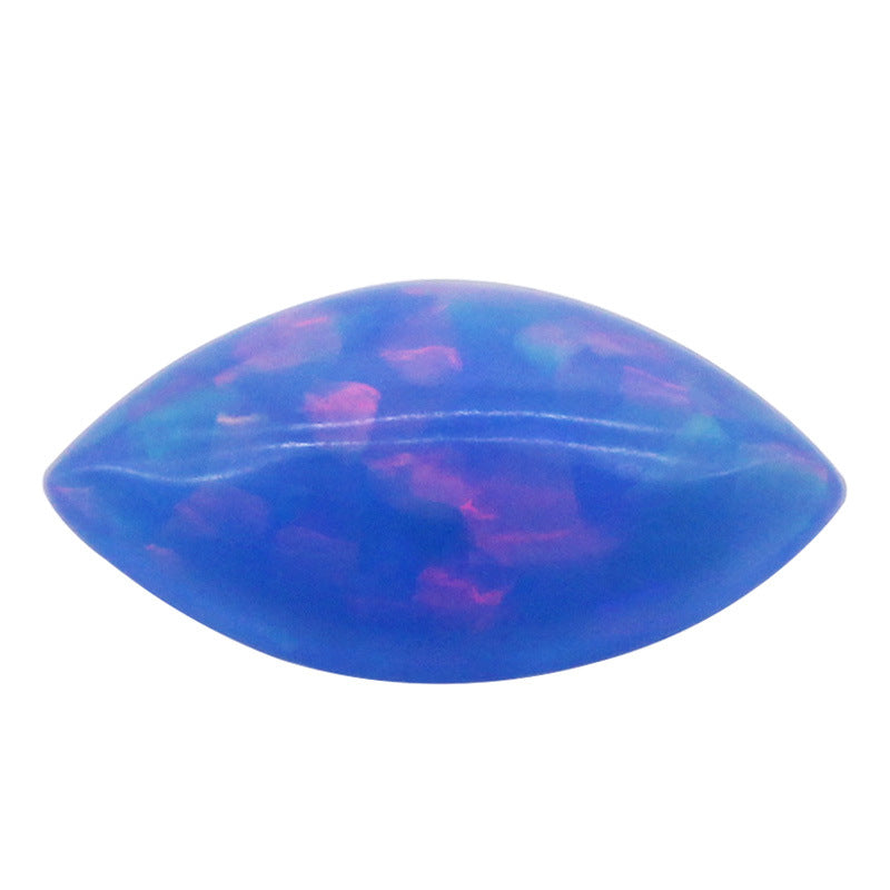 马眼合成合成澳宝宝石裸石 树叶形平底素面欧泊石钻FH15