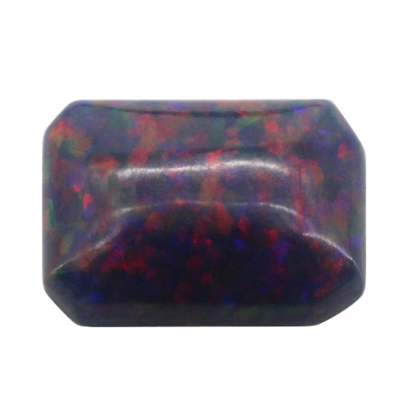 长方倒角合成欧泊半宝石OPAL 平底素面合成澳宝裸石FH22