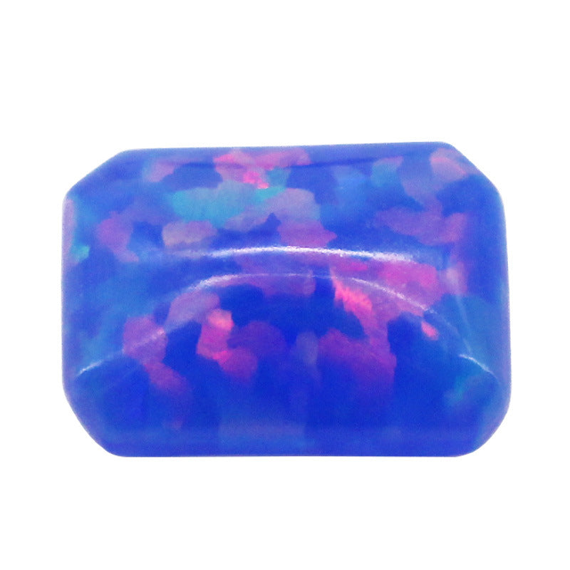长方倒角合成合成澳宝OPAL 平底素面欧泊石宝石裸石FI03