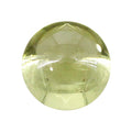 圆形平底素面橄榄黄色锆石裸石 弧面蛋面人造彩色宝石钻