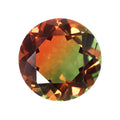圆形合成西瓜碧玺玻璃裸石尖底 人造彩色宝石BX12
