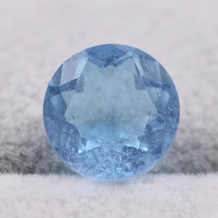 人造合成仿帕拉伊帕彩宝 玻璃面粘拼天然水晶底