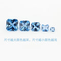 正方形倒角108#尖晶石裸石 108号合成蓝宝石饰品批发