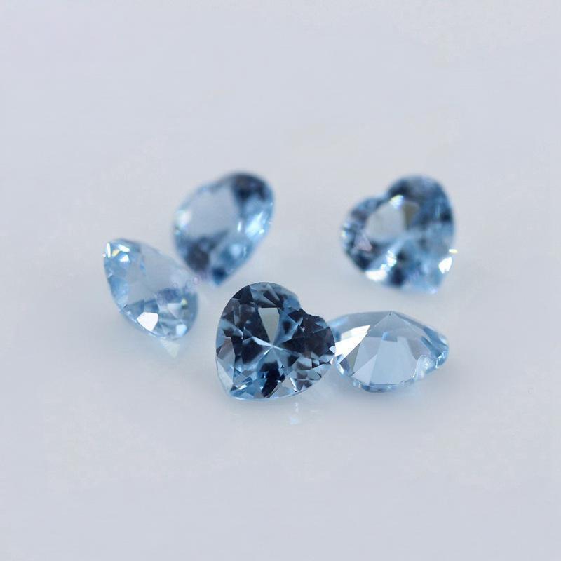 心形尖晶石106#裸石批发 106号桃形尖底人造钻宝石首饰