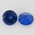 圆形113#蓝尖晶石裸石批发 合成尖晶蓝人造人工宝石钻