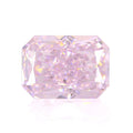 9A长方倒角冰花切浅粉色锆石高碳钻 小八角形锆石CZ裸石