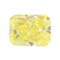 9A长方倒角冰花切鹅黄色锆石高碳钻 小八角形锆石CZ裸石