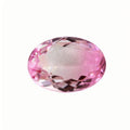 蛋形合成西瓜碧玺玻璃裸石 椭圆形玫红彩色渐变宝石批发