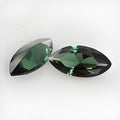 马眼形152#绿尖晶石裸石 树叶形宝石耳钉钻首饰配石DIY