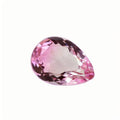 梨形西瓜碧玺裸石批发 水滴形玫红色渐变戒面人造BX08