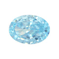 9A蛋形冰花切浅海蓝色高碳钻 椭圆形锆石CZ裸石戒主石批