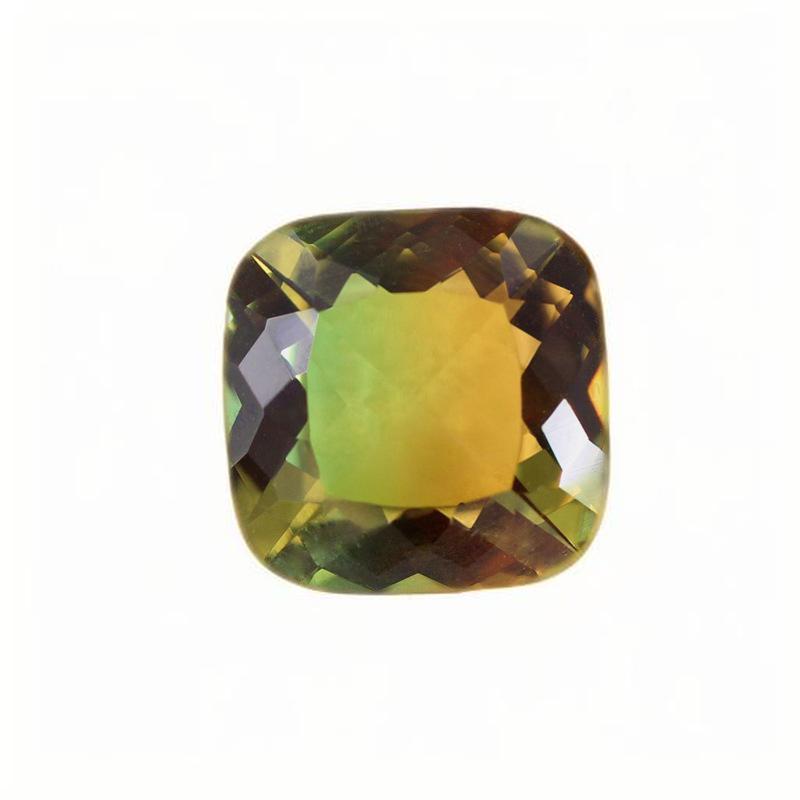 肥正方形合成西瓜碧玺裸石 枕形尖底玻璃宝石批发BX10