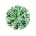 圆形73#绿刚玉裸石戒面 绿色合成蓝宝石仿钻主石钻