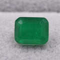 水晶拼碧玺玻璃 长方形倒角切割 仿天然合成祖母绿 彩宝