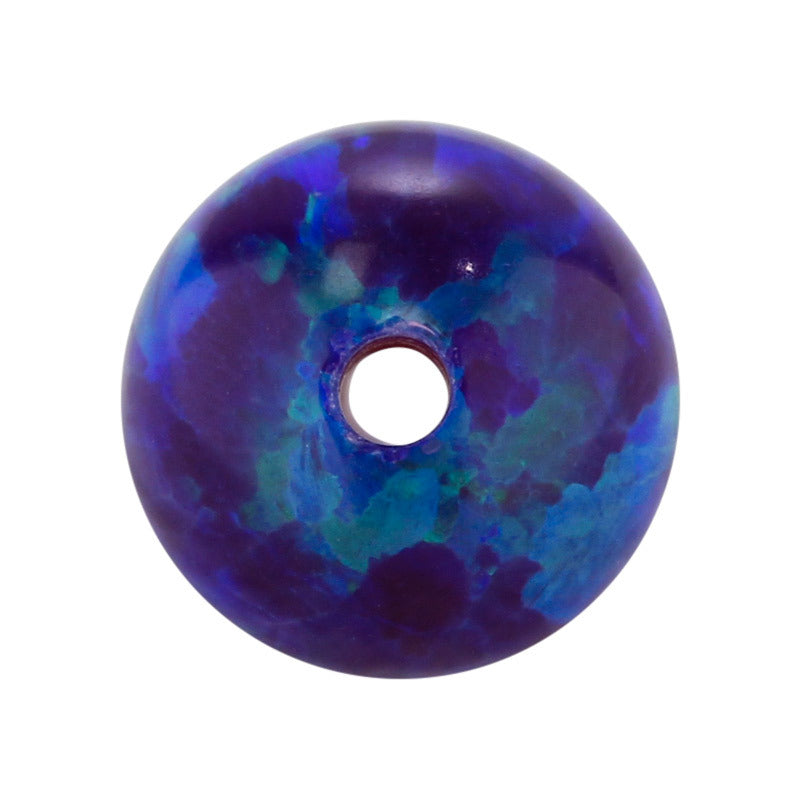 全孔球形OPAL仿欧泊石宝石裸石 人造合成澳宝蛋白石OP52