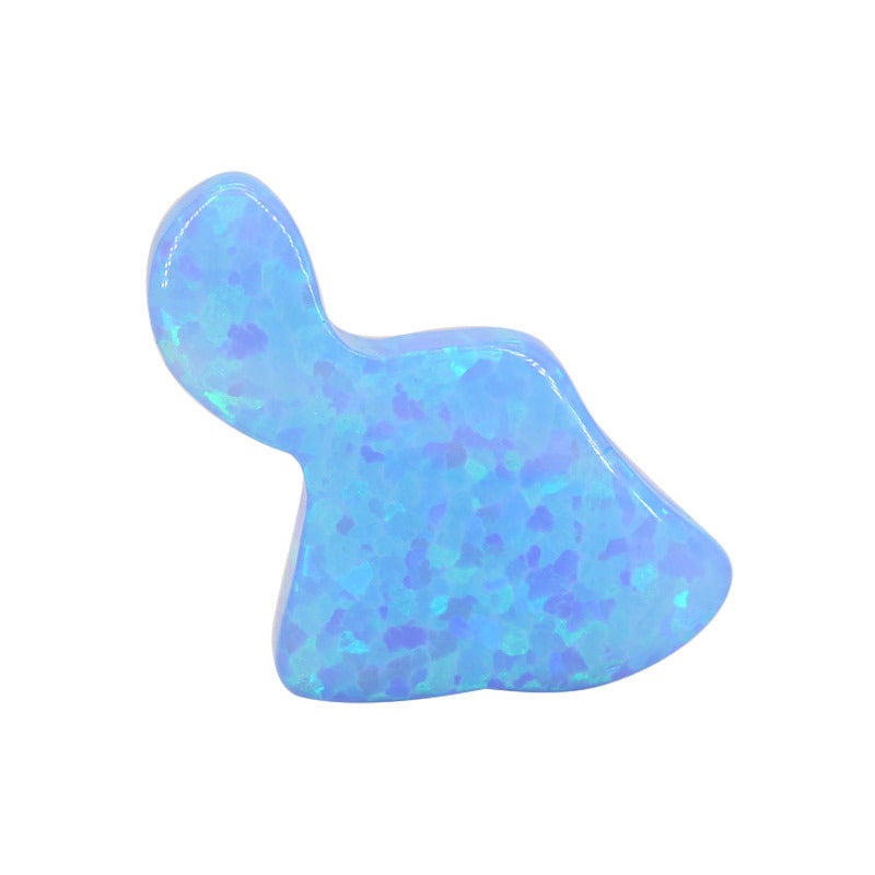 合成澳宝欧泊石OPAL 刷子几何配件通孔吊坠戒面项链OP06