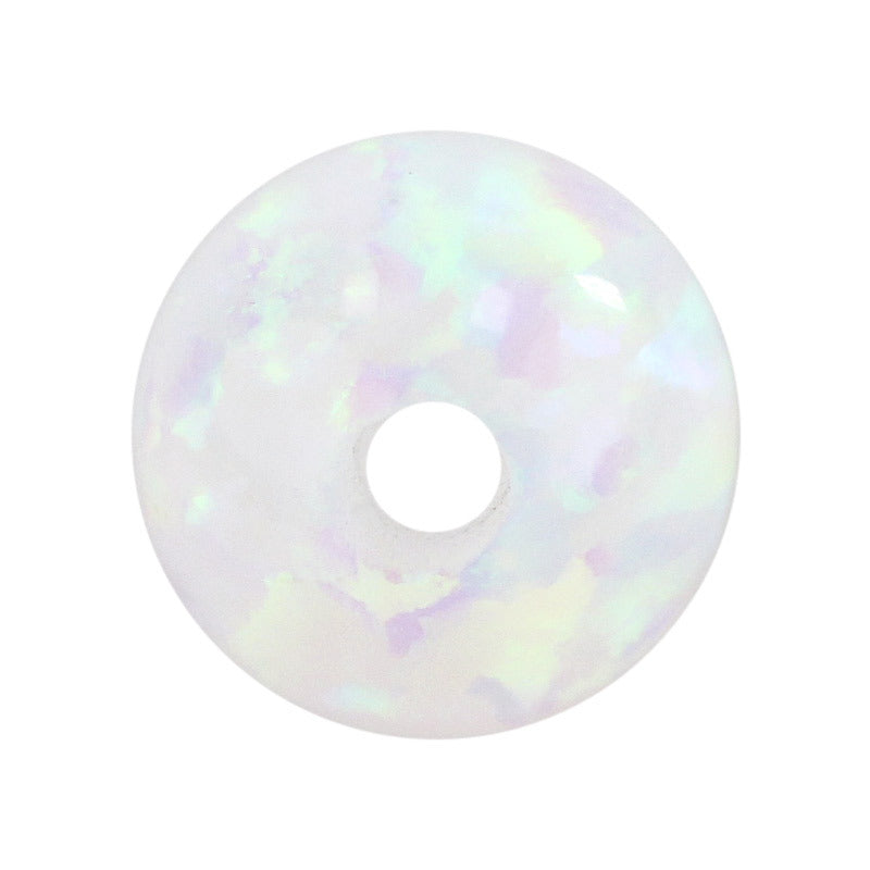 全孔球形OPAL仿欧泊石宝石裸石 人造合成圆珠澳宝OP16