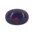 OPAL蛋形合成欧泊石裸石 镶戒面人造澳宝椭圆形平底FH22