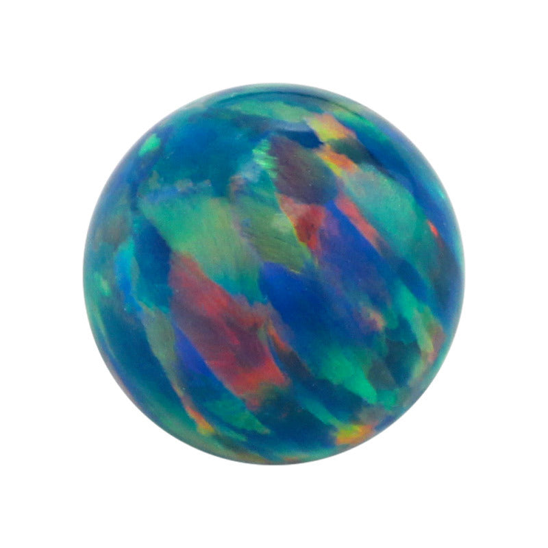 球形OPAL仿欧泊石宝石裸石 人造合成圆珠澳宝珠子OP02