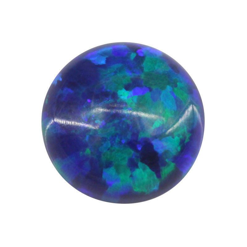 圆形平底人造澳宝仿欧泊石 OPAL合成宝石裸石欧珀OP14