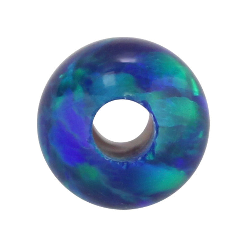 全孔球形OPAL仿欧泊石宝石裸石 人造合成圆珠澳宝珠OP13
