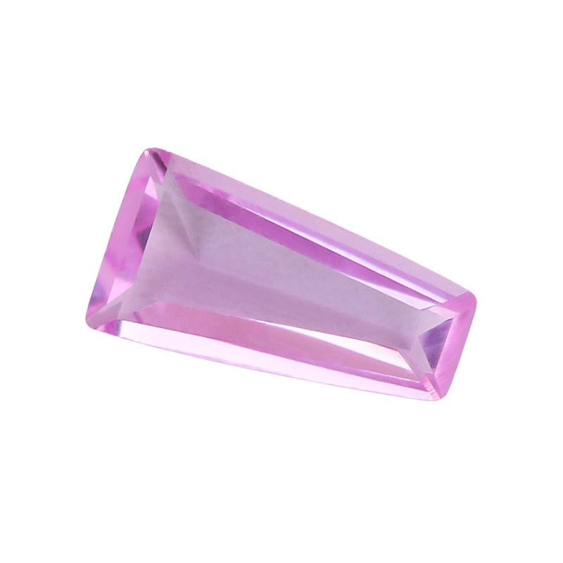 梯方2#红刚玉裸石批发 梯形人造2号红宝石手表配石饰品