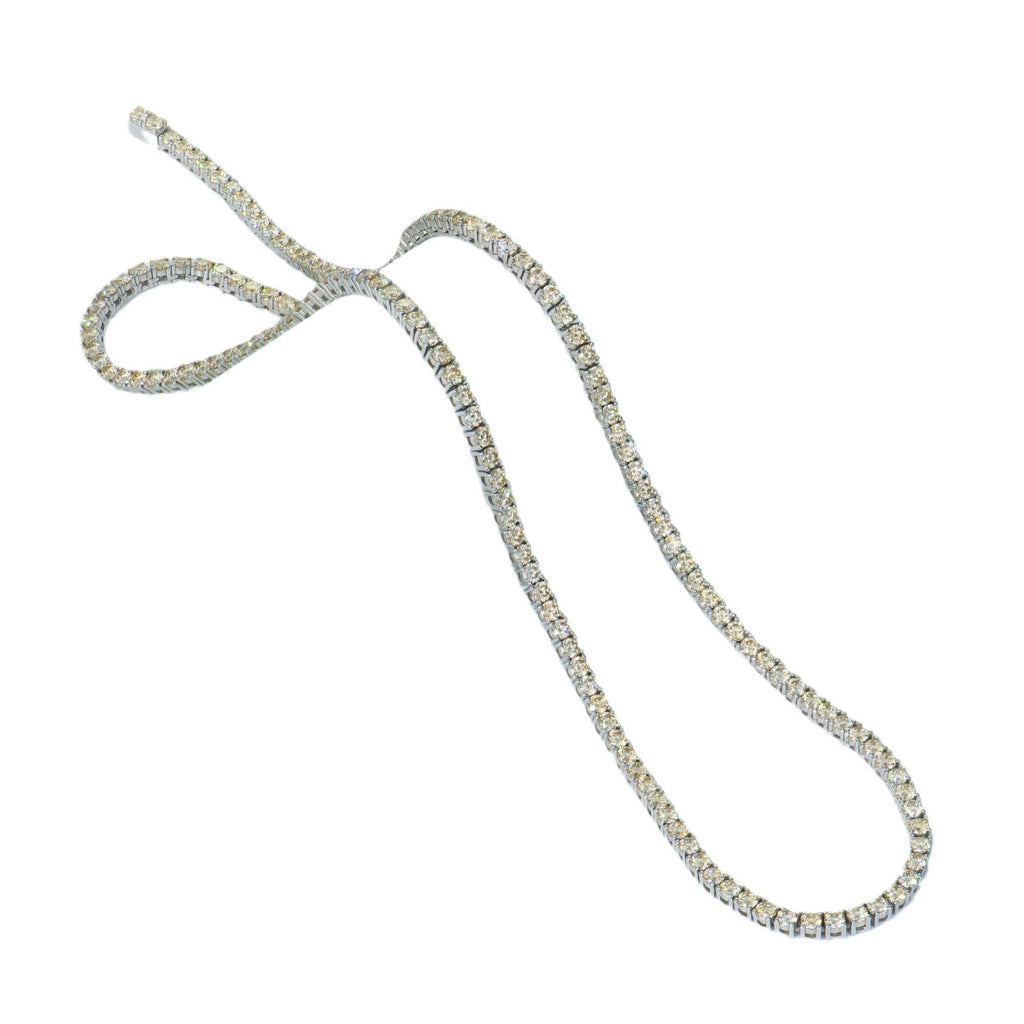 5mm跨境新品5mm香槟色网球项链嘻哈爆款ins风男士饰品