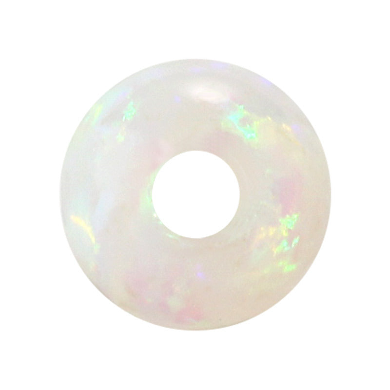 全孔球形OPAL仿欧泊石宝石裸石 人造澳宝耳钉主石OP65