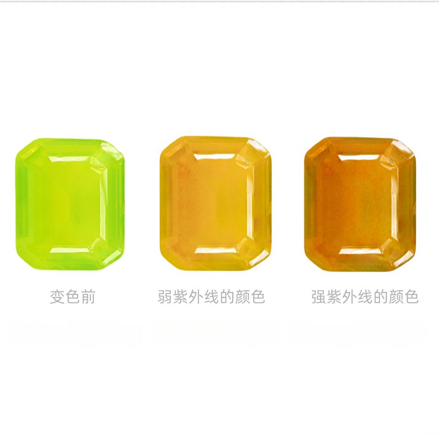 变色石头 多棉絮 长倒遇太阳即变色彩宝 光变宝石