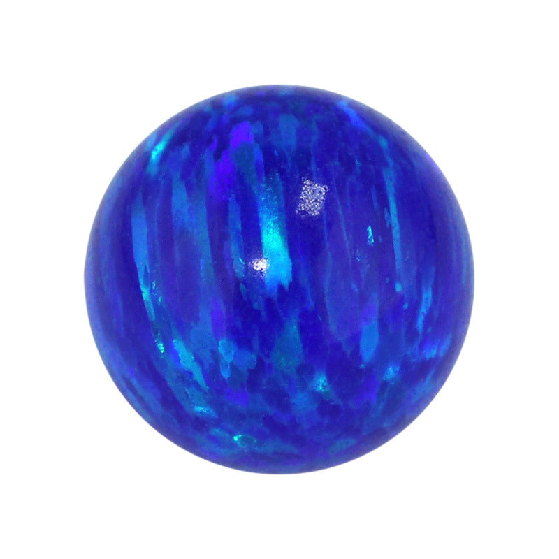 球形OPAL仿欧泊石宝石裸石 人造合成澳宝圆珠戒面OP50