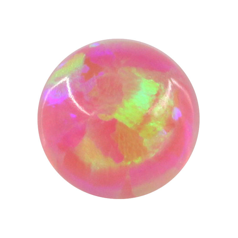 圆形平底素面OPAL仿欧泊石宝石 人造合成澳宝欧珀OP07