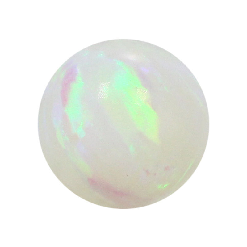 球形OPAL仿欧泊石宝石裸石 人造合成圆珠子澳宝#F-H2