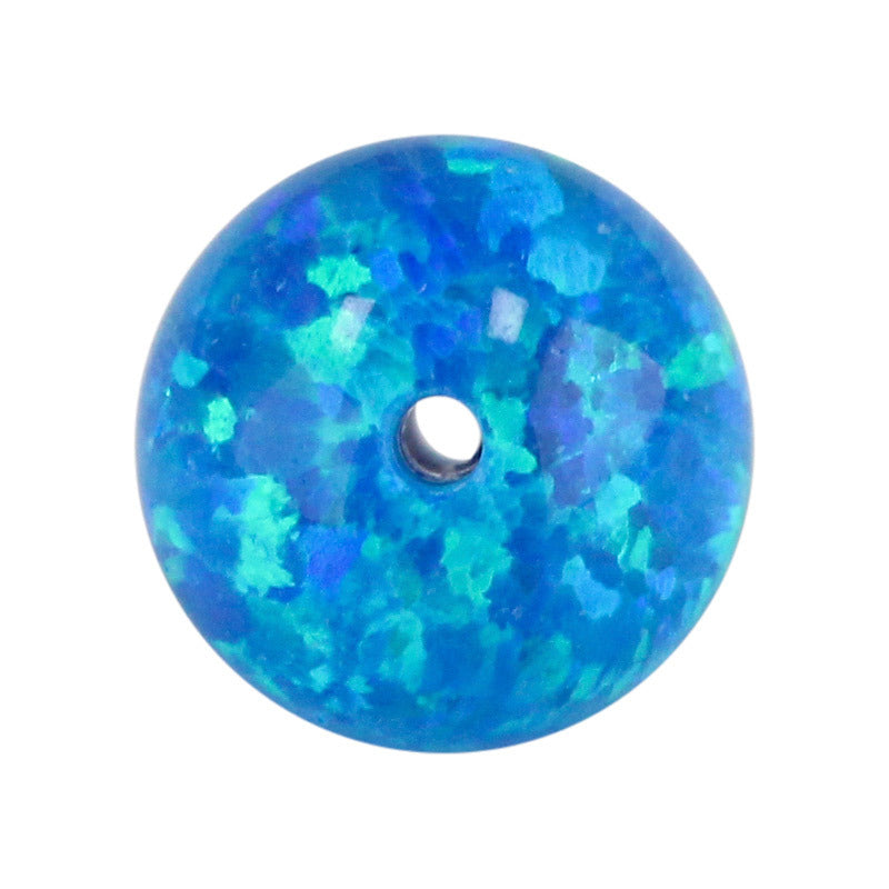 全孔球形OPAL仿欧泊石裸石 戒面人造合成圆珠澳宝#T-1