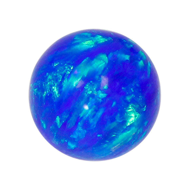 球形OPAL仿欧泊石宝石裸石 圆珠戒面人造合成澳宝#L-2