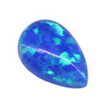 OPAL梨形合成欧泊石裸石 人造澳宝水滴形平底钻戒面OP05