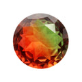 圆形西瓜碧玺玻璃裸石 合成宝石拼色戒指饰品主石BX03
