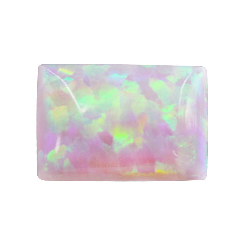 长方直角平底素面人造欧泊石 合成澳宝宝石OPAL裸石#8