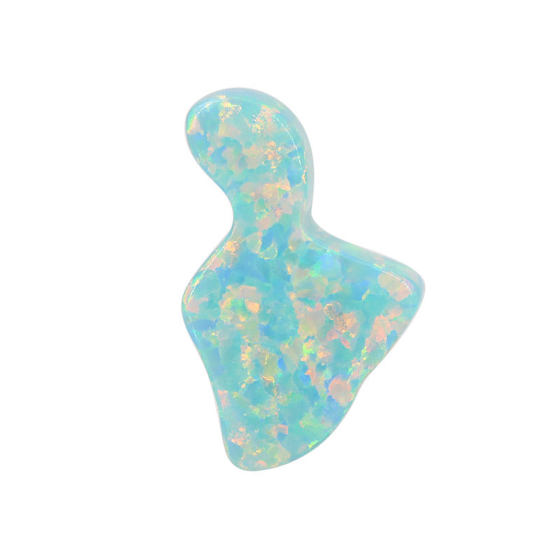 合成澳宝欧泊石OPAL 刷子几何形状通孔吊坠戒面项链OP03