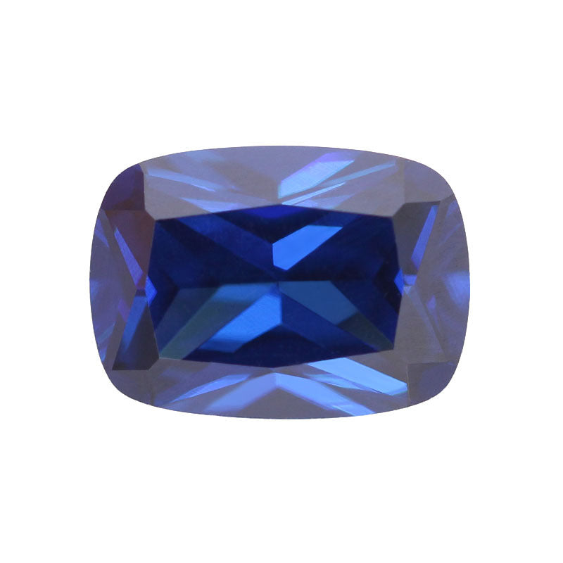 肥长方兰锆裸石批发 长枕形宝蓝锆石戒面宝石人造CZ皓石