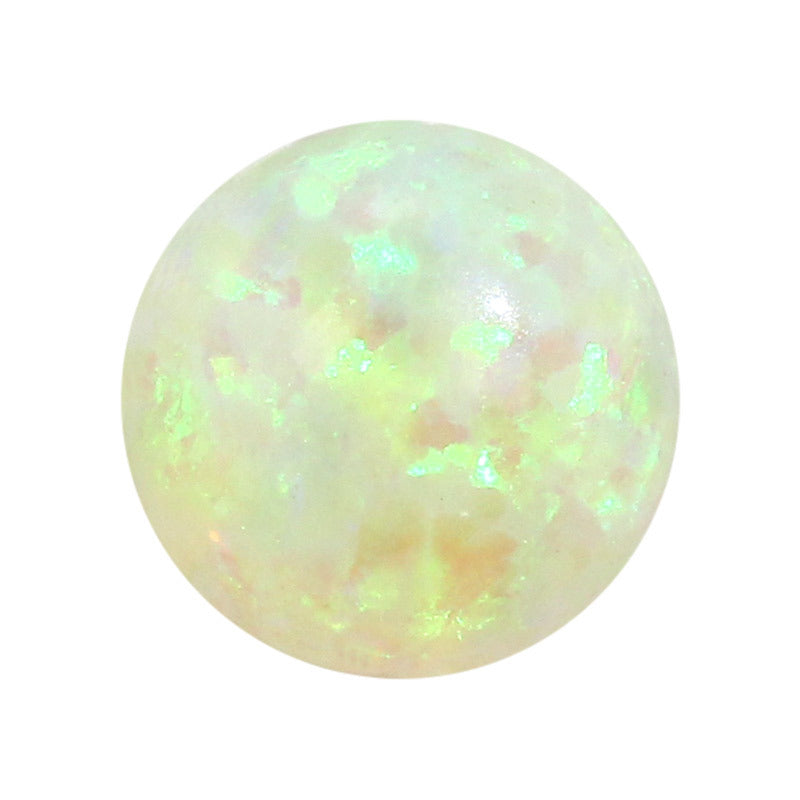 圆形平底人造澳宝仿欧泊石 OPAL合成宝石裸石欧珀OP12