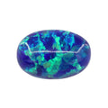 蛋形OPAL合成欧泊石裸石 戒面人造澳宝椭圆形平底#L-1