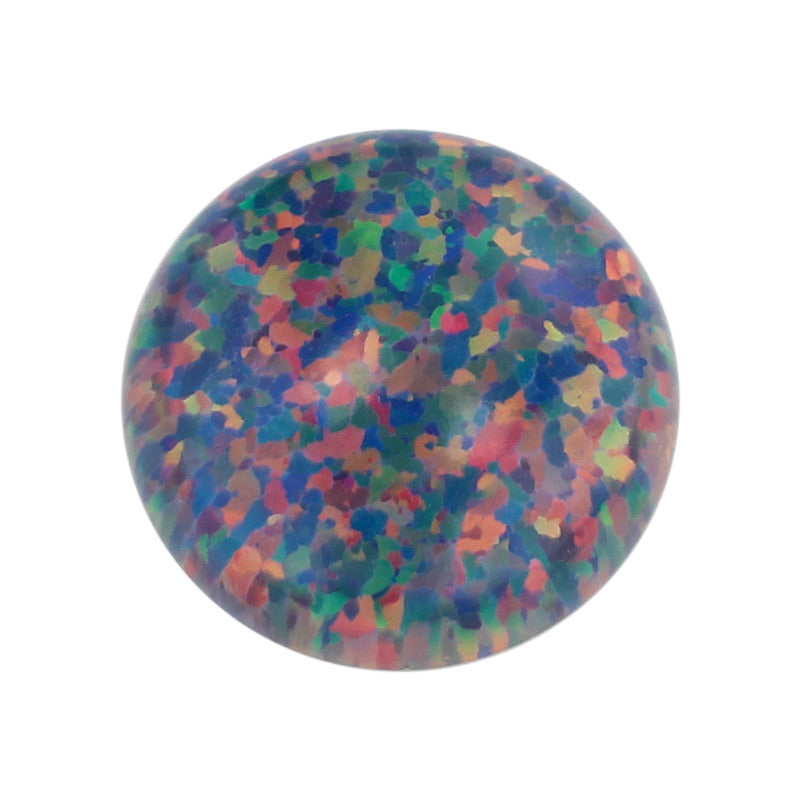 圆形平底人造澳宝仿欧泊石 OPAL合成宝石裸石欧珀#13-1